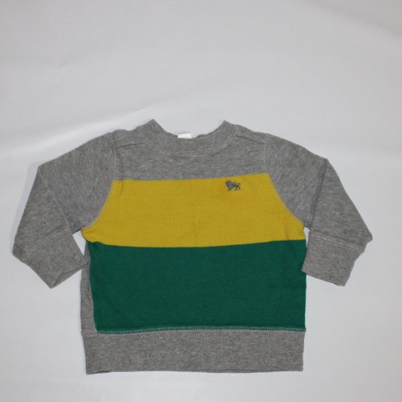 🌈Old Navy Toddler Boy Sweater Grey - (12-18 M) - Picture 2 of 6
